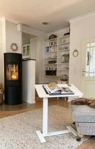 Electric Adjustable Laptop Tilted Table for Sofa & Bed Rechargeable Battery - Picture 1 of 34