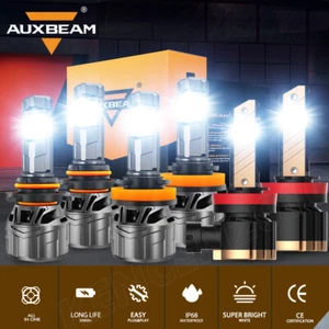 AUXBEAM Canbus LED Headlight Hi/Low Fog Bulb For Nissan Titan/Titan XD 2016-2025 - Picture 1 of 17