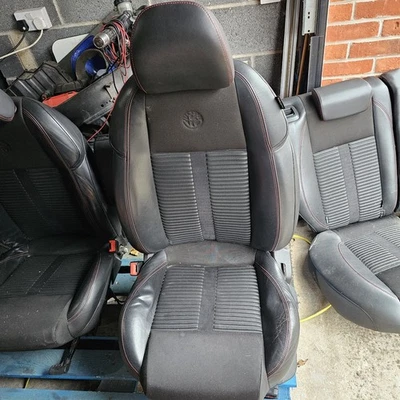 Alfa Romeo Giulietta Front & Rear Seats (2010-2014) Half Leather. - Image 1 of 4
