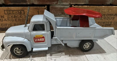 Винтажный самосвал 1950-х BUDDY L 21 дюйм Ride On sit-n-ride - Изображение 1 из 4
