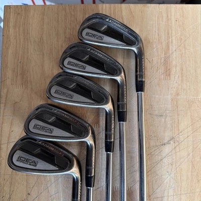 JUEGO DE EJES DE ACERO RÍGIDO ADAMS IDEA PRO A12 FORJADO DERECHO 5,7,8,9,PW DG S300 Foto 1 de 4