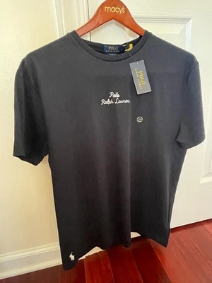 Brand New POLO RALPH LAUREN Blue Men's Classic Fit Cotton T-Shirt Size M - Image 1 of 3