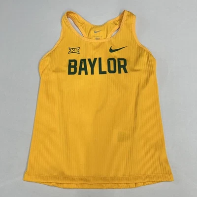 Camiseta deportiva amarilla Nike Baylor Bears DC8197-714 para mujer talla M rara Foto 1 de 4