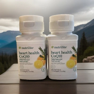 ENVÍO GRATUITO - 2 suplementos dietéticos Nutrilite Heart Health CoQ10 - 120 cápsulas Foto 1 de 3