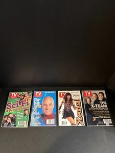 Lot of 4 Vintage TV Guide Magazines 1996–1997 Sci-Fi Fantasy Star Trek Xena X-Fi - Picture 1 of 9