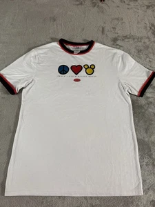 Vintage Disney Retro tshirt peace, love & Mickey Mouse 1928 - Picture 1 of 8