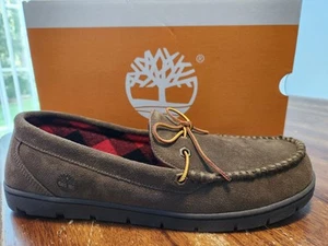 HERREN TIMBERLAND * STONY LEDGE FLANELL GEFÜTTERT MOC SLIPPER * FARBE ~ SALBEI GRÖSSE 13 - Bild 1 von 5