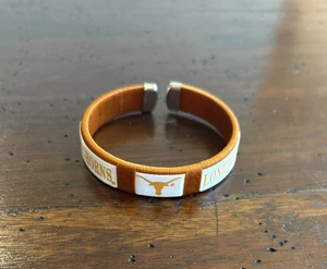 UT Texas Longhorns Bracelet Orange & White - New Never Worn - Picture 1 of 5