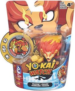 Yo-Kai Watch Collectible Medal Moments Mini Figure Blazion Hasbro - Brand New