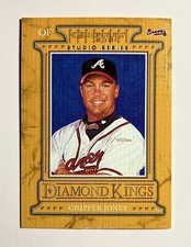 2004•CHIPPER JONES• Diamond Kings  “Studio Series” #/250 •#DK-21 *HOF* SuperStar