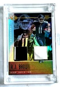 Camiseta AJ BROWN 2024 FUSIÓN 2019 PANINI ILLUSIONS PARCHE DOBLE SB novato # 20/25 - Imagen 1 de 4