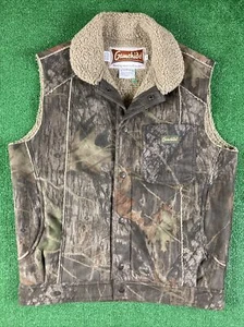 Gamehide Hunting Vest Sz M Sherpa Mossy Oak Break Up Vtg Mens Camo NWOT New DS - Picture 1 of 11