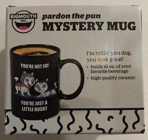 BIGMOUTH Pardon the Pun 16 oz Ceramic Mystery Mug. "Little Husky" - Picture 1 of 5