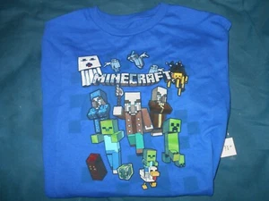 Minecraft Boys Large Shirt - Picture 1 of 1
