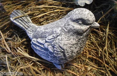 Latex bird mold plaster cement casting garden mould 4.5" L x 3" H - Image 1 of 3