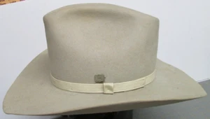 VINTAGE GRAY RESISTOL RANCHER Texas Cowboy Hat Size 7 1/8" SASS PROP HOUSE - Picture 1 of 20