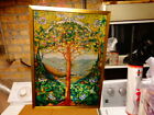 ORIGINAL STAIN GLASS {TREE OF LIFE OF THE BIBLE}SIGNED BY LEWIS C TIFFANY NO DAM