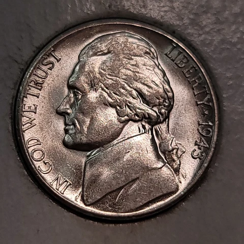 1943 S San Francisco Mint Silver Jefferson War Nickel Cover