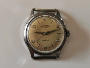 vintage swiss mens watch SILVANA - Picture 1 of 3