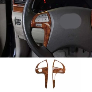 2007-2011 Brown Wood Car Front Steering Wheel Frame For Toyota Camry Cover Trim - Picture 1 of 6