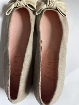 French Sole fs/ny Sz 9 Leopard Pony Hair Leather Ballet Flats Spain Safari Chic - Image 1 of 4