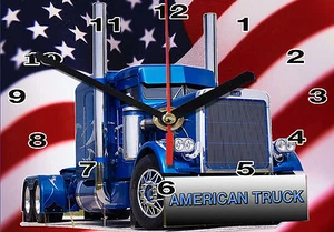 WALL CLOCK, AMERICAN TRUCK, PETERBILT -03M, 11,8x 7,8 inches - Picture 1 of 1