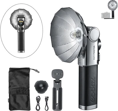 Godox Lux Master Retro Camera Flash Portable Touch Screen TTL for C/S/N/F/O/L/P - Image 1 of 4