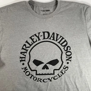 HARLEY-DAVIDSON® MEN'S WILLIE G™ Graphic Print Heather Grey TEE 3XL - Picture 1 of 3