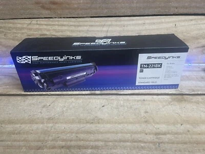 SpeedyInks High Performance Print Cartridge (MKTN221-BK) TN221BK 2500 Pages -NEW - Image 1 of 3