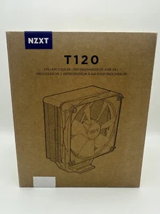 NZXT T120 CPU Air Cooler - RC-TN120-W1 - CPU Liquid Cooler - White - Picture 1 of 1