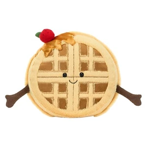 Jelly Cat Amuseables Rene Waffle Soft Toy Food 5.5 In 14cm  NEW - Picture 1 of 4