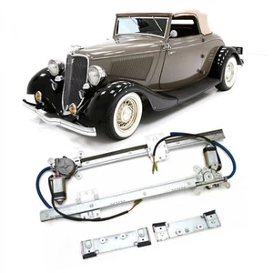 Autoloc Flat Glass 12V Power Window Conversion Kit for 1933 Model 40 Cabriolet - Picture 1 of 12