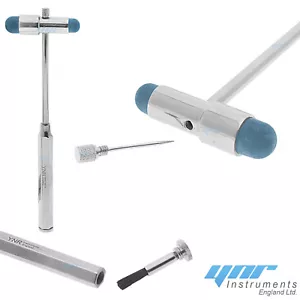 YNR England Babinsky Buck Neurological Hammer 3 in 1 Brush Pin 7" Diagnostic - Bild 1 von 5