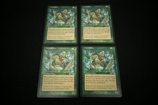 Wood Elves x 4 - Exodus - Near Mint - MTG Magic the Gathering