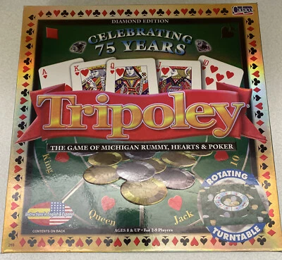 Tripoley Diamond Edition Rotating Table 2006 Cadaco   Celebrating 75 Years - Image 1 of 4