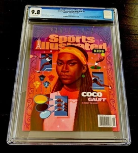 COCO GAUFF ROOKIE COVER 2024 Sports Illustrated For Kids SI MAG USA RARE CGC 9.8 - Picture 1 of 3