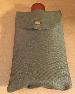 Army Costume Canteen Camouflage Holder Green Camo Belt Holster Adult Military - Picture 1 of 2