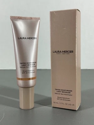 Laura Mercier Tinted Moisturizer Light Revealer Skin Illuminator 4C1 Almond READ - Image 1 of 4