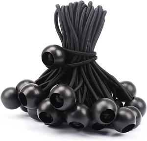 30 Stck. 9 Zoll Ball Gummiseile, Schwarz Schwerlast Schwerlast Schwerlast Plane Schwarz Ba... - Bild 1 von 12