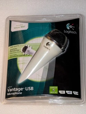 Logitech Vantage USB Microphone for XBox 360 - White - New In Package - Image 1 of 2