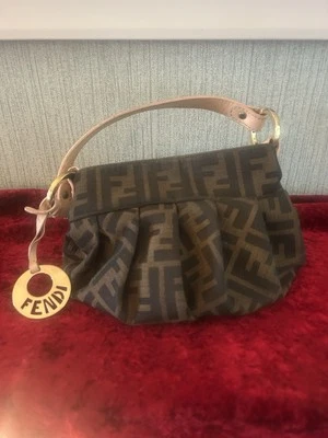 Vintage Genuine Fendi Zucca Mini Bucket Bag - Image 1 of 4