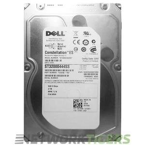 Dell ST32000444SS EqualLogic PS6210 Series 2TB 7.2K 3.5 SAS Hard Drive - Afbeelding 1 van 1