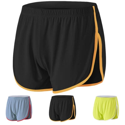 Zonbailon Mens Boxer Briefs Underwear Tagless Slit Punch Breathable Loose - Image 1 of 4