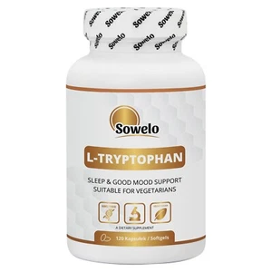 L-Tryptophan 500 mg – Vegane Kapseln – Schlaf, Stimmung & Serotonin – Sowelo - Bild 1 von 10