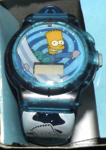 SIMPSONS 2002 Burger King Premium TALKING WATCH NEW in Box BART “Cool Your Jets’ - Picture 1 of 7