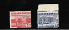 2 Poland 1936 Gordon Bennett Balon Flight Stamps Sc#: 306-307 Used NH