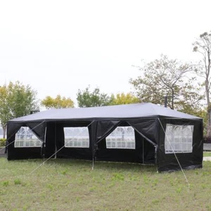 10'x 30' 8 Walls Canopy Tent Party Wedding Patio Gazebo Outdoor Camping BBQ - Picture 1 of 8