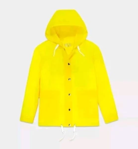 UGG Women’s Hutton Rain Jacket in Yellow Size XL NEW - Picture 1 of 10