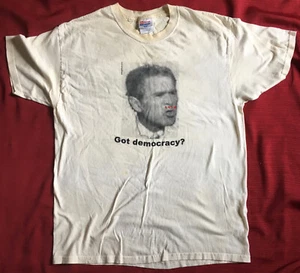 2000 Anti-George W. Bush Presidential Election Protest T-Shirt - Got Democracy?” - Picture 1 of 2