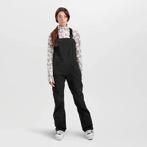 Outdoor Research Women's Carbide Bibs - Solid Black - Size M (CA1) - Picture 1 of 24